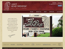 Tablet Screenshot of laurasheadturners.com